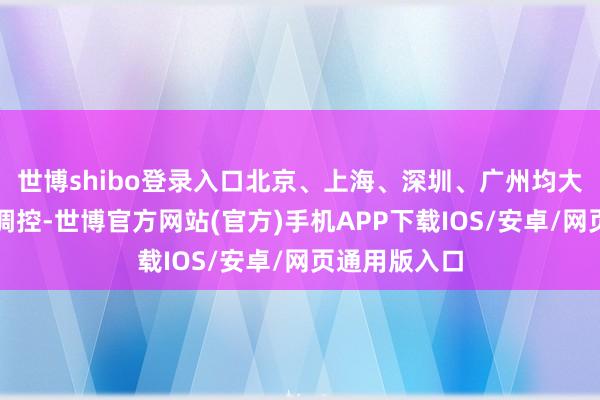 世博shibo登录入口北京、上海、深圳、广州均大幅松捆楼市调控-世博官方网站(官方)手机APP下载IOS/安卓/网页通用版入口