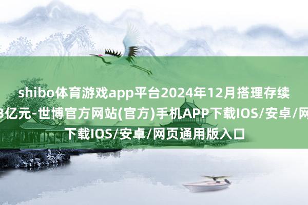 shibo体育游戏app平台2024年12月搭理存续界限下落2053亿元-世博官方网站(官方)手机APP下载IOS/安卓/网页通用版入口